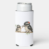 Downy Woodpecker Selters Dosenkühler (Seltzer Rückseite)