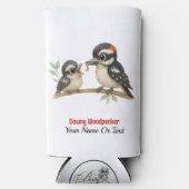 Downy Woodpecker Selters Dosenkühler (Vorderseite)