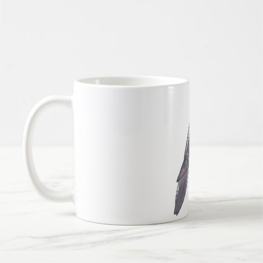 Downy Woodpecker Wasservogelarten Kunst Kaffeetasse (Links)