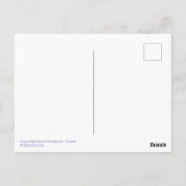 Downy Woodpecker Young Male Bird Kanada Postkarte (Rückseite)