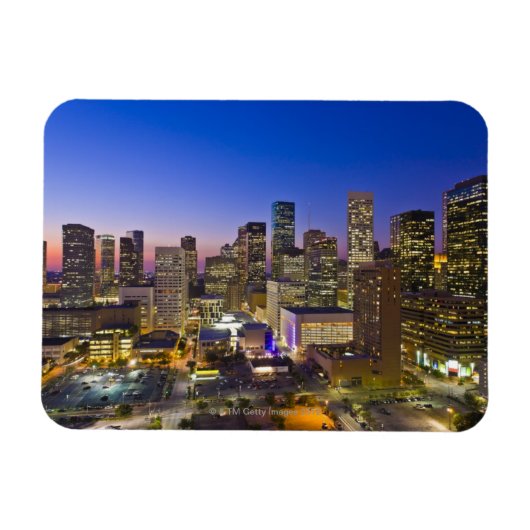 Dowtown Houston Magnet (Horizontal)