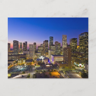 Dowtown Houston Postkarte