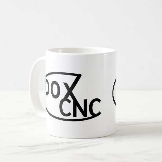 Dox CNC Kaffeetasse (Vorderseite Links)