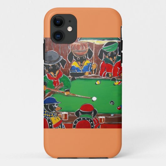DOXIE BILLIARD Case-Mate iPhone HÜLLE (Rückseite)