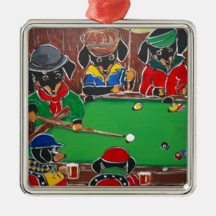 DOXIE BILLIARD ORNAMENT AUS METALL