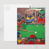 DOXIE BILLIARD POSTKARTE (Vorne/Hinten)