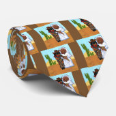 Doxie Cowboy Wedding Krawatte (Gerollt)