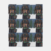 Doxie fleecedecke (Vorderseite)