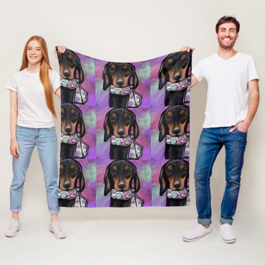 Doxie fleecedecke (Beispiel)