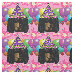 Doxie Geburtstag Stoff