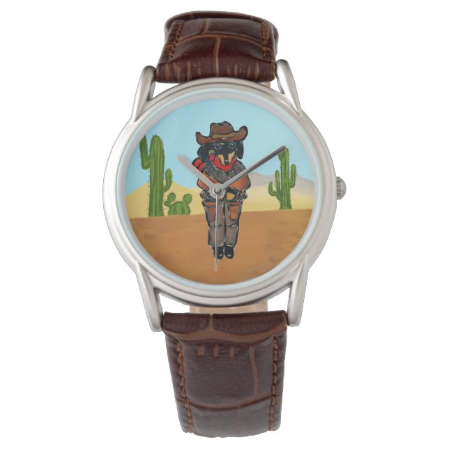 Doxie Gunslinger Armbanduhr (Vorderseite)