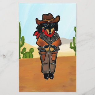 Doxie Gunslinger Briefpapier