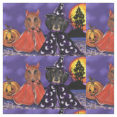Doxie Halloween Stoff (Nahaufnahme)