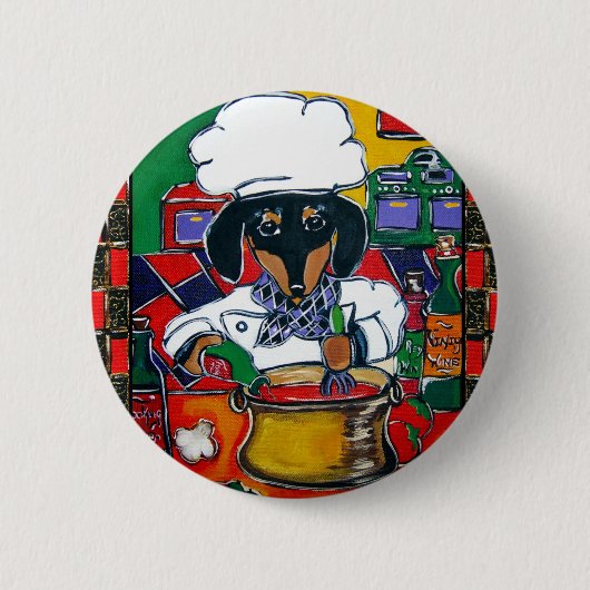 Doxie Koch Button (Vorderseite)
