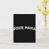 Doxie Mama  Karte (Gelbe Blume)