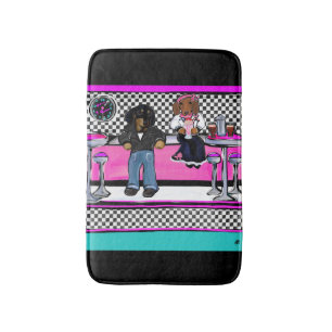 Doxie Rock and Roll Badematte