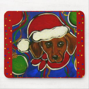 Doxie Weihnachten Mousepad