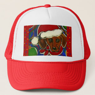 Doxie Weihnachten Truckerkappe