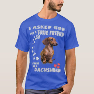 Doxie Welpe Wiener Weenie Hund Mama Papa Miniatur T-Shirt