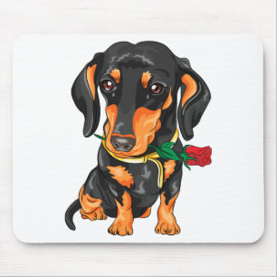 Doxin Wiener Süßer Welpe Hund Geschenk Cartoon Dac Mousepad