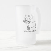 Doxitude hohe mattierte Tasse (VorderseiteRechts)