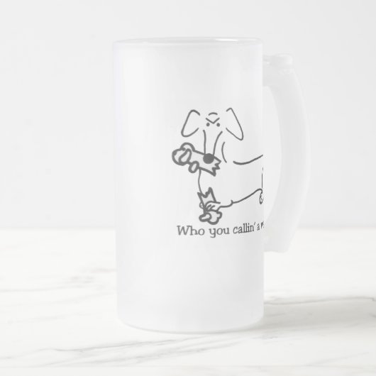 Doxitude hohe mattierte Tasse (VorderseiteRechts)