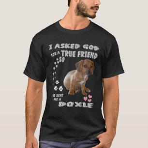 Doxle Hund Mama Heimkostüm, Beagle Dackel Vater,  T-Shirt