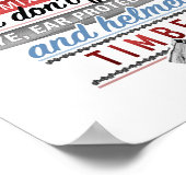 Doxologie-Poster des Holzfällers Poster (Ecke)