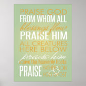 Doxologie-Poster Poster (Vorne)