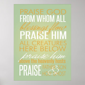 Doxologie-Poster Poster