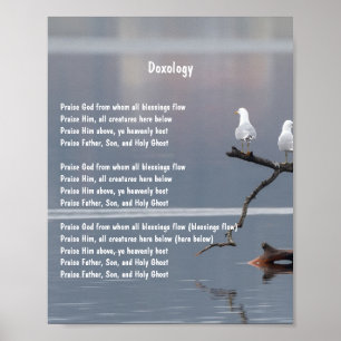 Doxology Church Christlich Hymne Art Poster