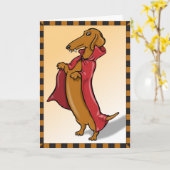 Doxula Halloween Karte (Gelbe Blume)