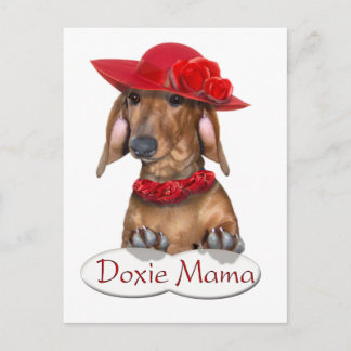 Doxy Mama Postkarte