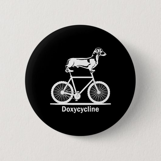 Doxycyclin Pharmacy Pun Funny Veterinary Pharmacie Button (Vorderseite)