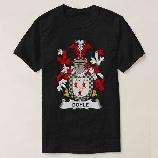 Doyle Coat of Arms Familienwappen T-Shirt (Design vorne)
