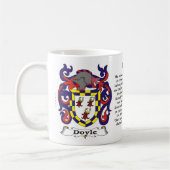 Doyle Familien-Wappen Tasse (Links)