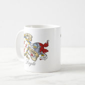 Doyle Familienwappen Kaffeetasse (Vorderseite Links)