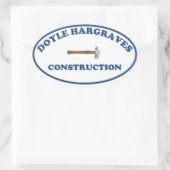 Doyle Hargrave Construction Sticker (Tasche)