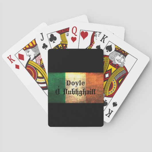 Doyle Irische Flagge Spielkarten (Rückseite)
