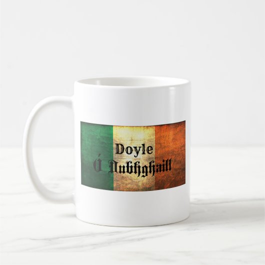 Doyle Irish Flag Kaffeetasse (Links)