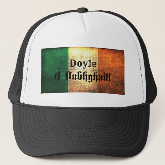 Doyle Irish Flag Truckerkappe (Vorderseite)