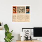 Doyle & Merkle Giants Baseball 1912 Poster (Heimbüro)