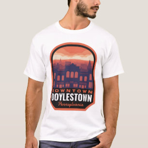 Doylestown Pennsylvania Historischer Stadtkern T-Shirt
