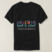 Dozent an der Job School Sozialarbeiter willkommen T-Shirt (Design vorne)
