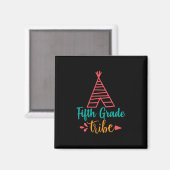 Dozent Art Fifth Grade Tribe Magnet (Vorderseite/Rückseite)