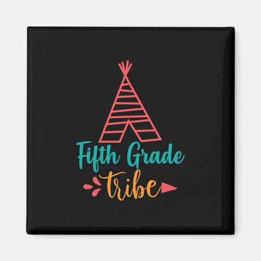 Dozent Art Fifth Grade Tribe Magnet (Vorne)