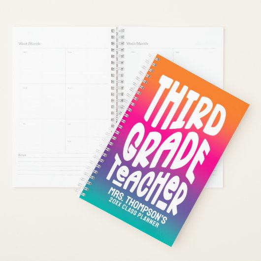 Dozent Colorful Ombre Planer (Anzeige)