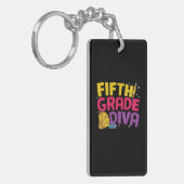 Dozent Fünfte Stufe Diva Schlüsselanhänger (Vorderseite links)