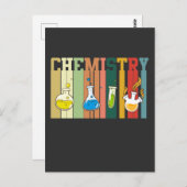 Dozent für Vintage Chemie Postkarte (Vorne/Hinten)