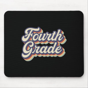 Dozent-Lehrer-Retro-Vintag 4. Klasse-Lehrerteam Mousepad